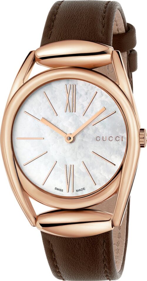 Gucci Horsebit  Brown Women's Watch 34mm